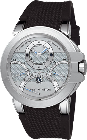 Review Harry Winston Ocean Chronograph 400/MCRA44WL.W2 watch Replica - Click Image to Close